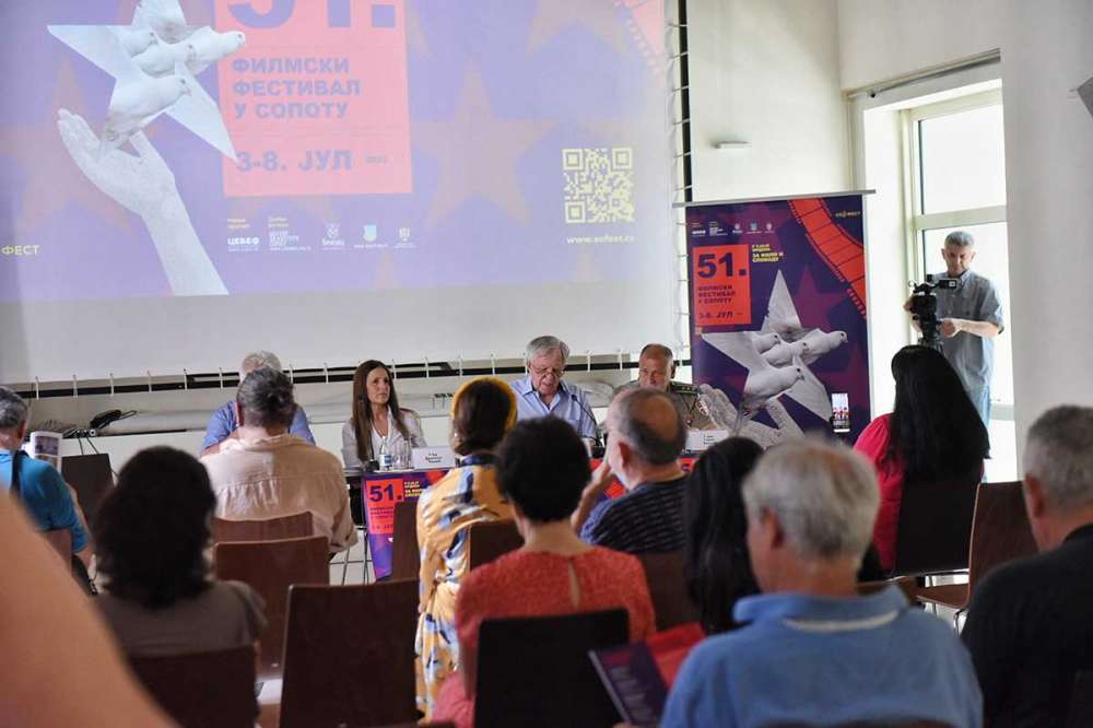 Konferencija za medije 51. Filmskog festivala u Sopotu, 27.06. 2023. Jugoslovenska kinoteka, Multi sala