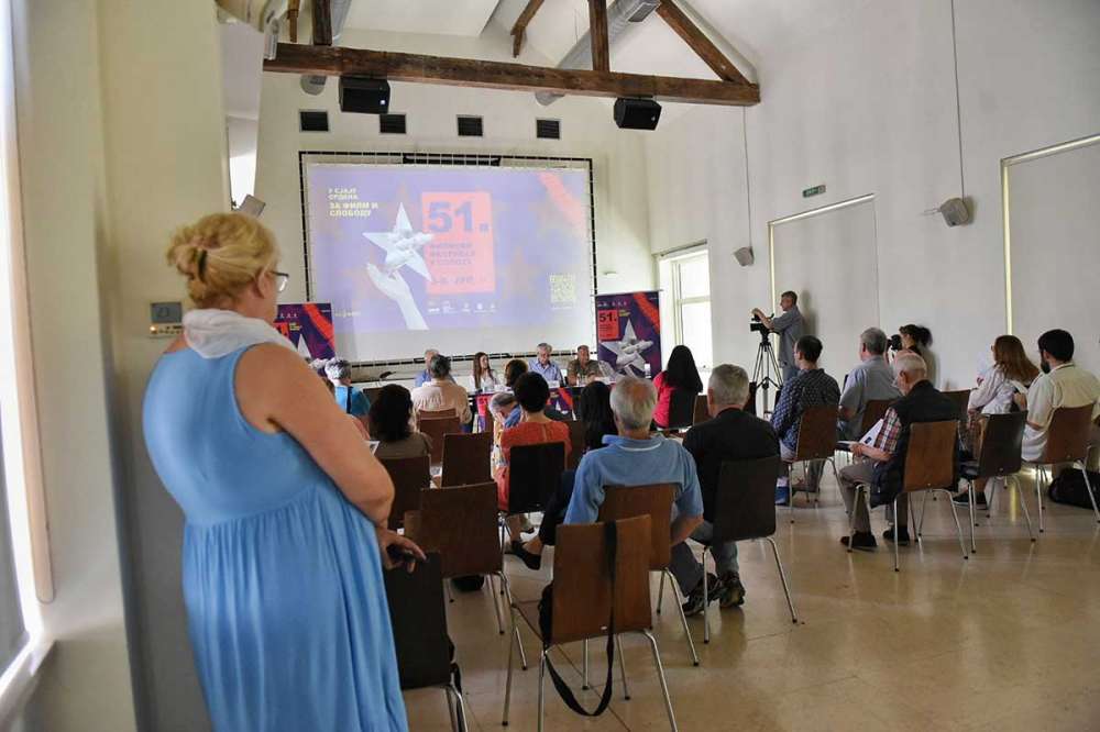 Konferencija za medije 51. Filmskog festivala u Sopotu, 27.06. 2023. Jugoslovenska kinoteka, Multi sala