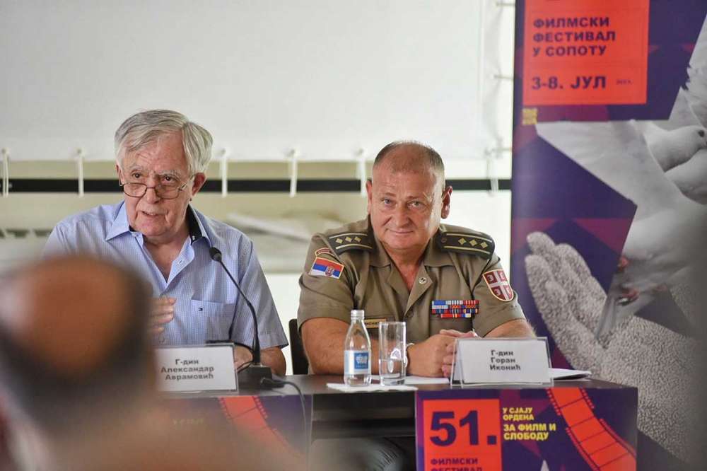 Konferencija za medije 51. Filmskog festivala u Sopotu, 27.06. 2023. Jugoslovenska kinoteka, Multi sala